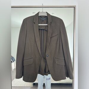 Rag & Bone Olive Wool Blazer